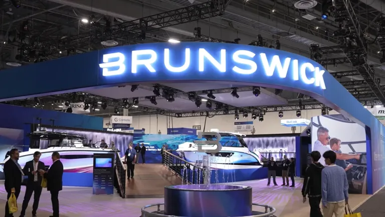 Brunswick-Stand auf der CES